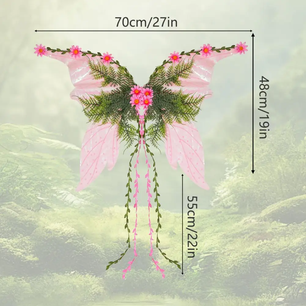 Skrzydła Elfów do Przebierania dla Dorosłych Kobiet Dziewcząt Skrzydła Motyla Księżniczki Anioła Halloween Kostiumy Cosplay Wróżki 2025