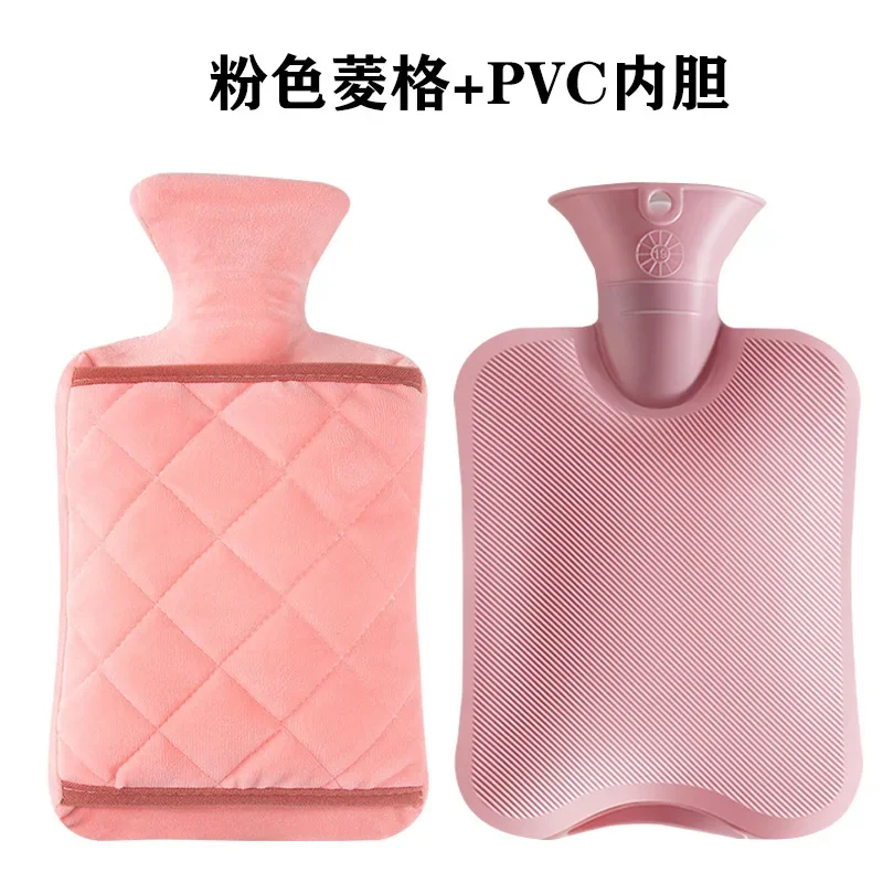 Large 2L Hot Water Bag Hot Bottle Cover Thick Hot Water Bottle Winter Bag Hand Feet Warmer Water Bottle Accessies