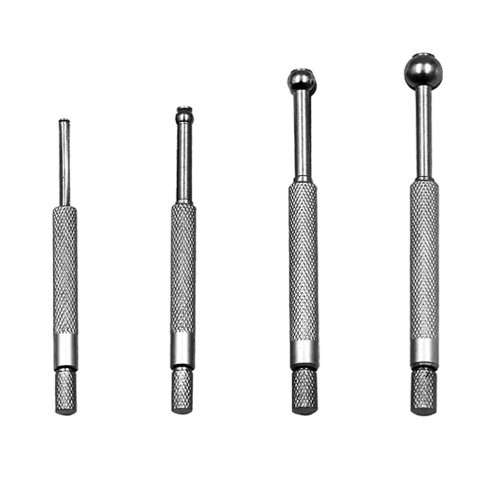 

4 pcs Telescopic Gauge Kit Extra Long Ball Bore Gauges Micrometer Measurement Small Hole Gage Set Fully Hardened Spherical Faces