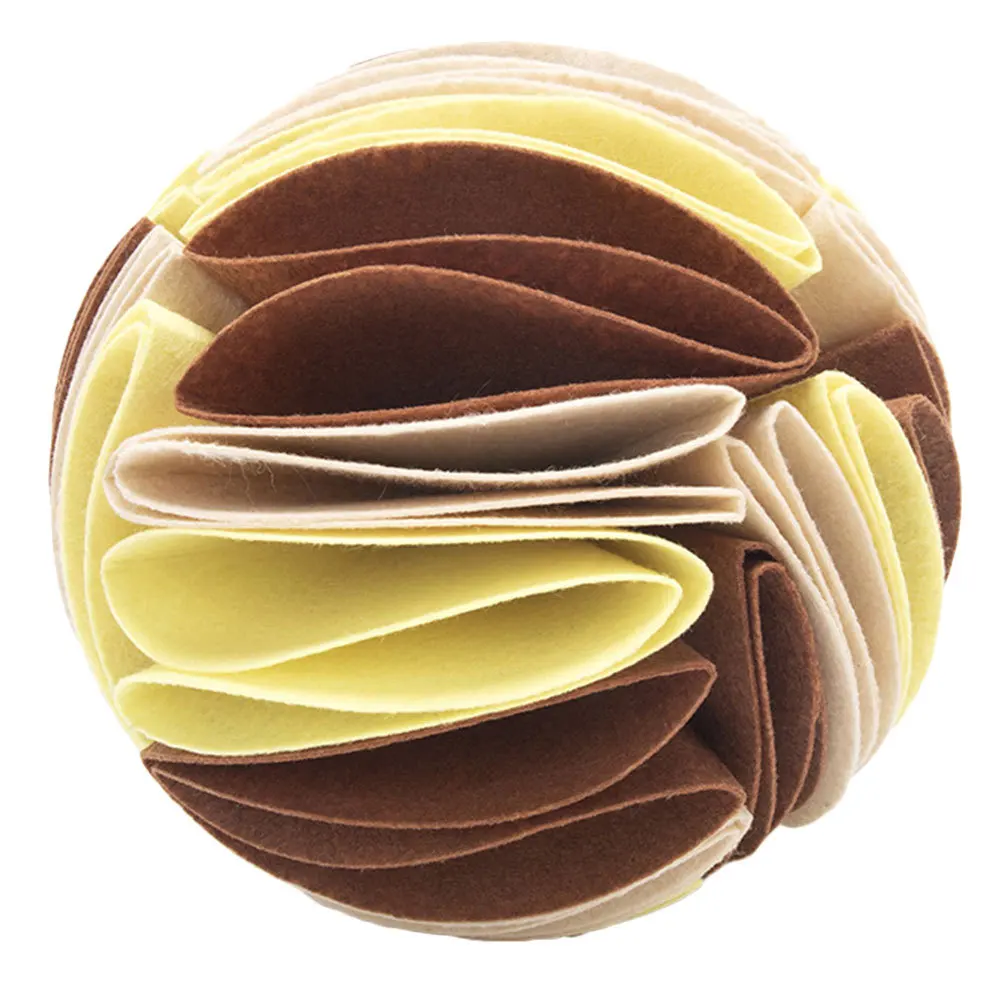 

Pet Dog Sniffing Ball Colorful Fine Workmanship Chewing Slow Feeder Fun Feeding Training Relieve Depression Interactive