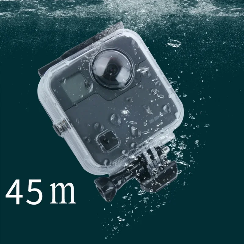 

FF-49A 45M Underwater Waterproof Case for GoPro Fusion 360-degree Camera Diving Housing Action Camera Accessories