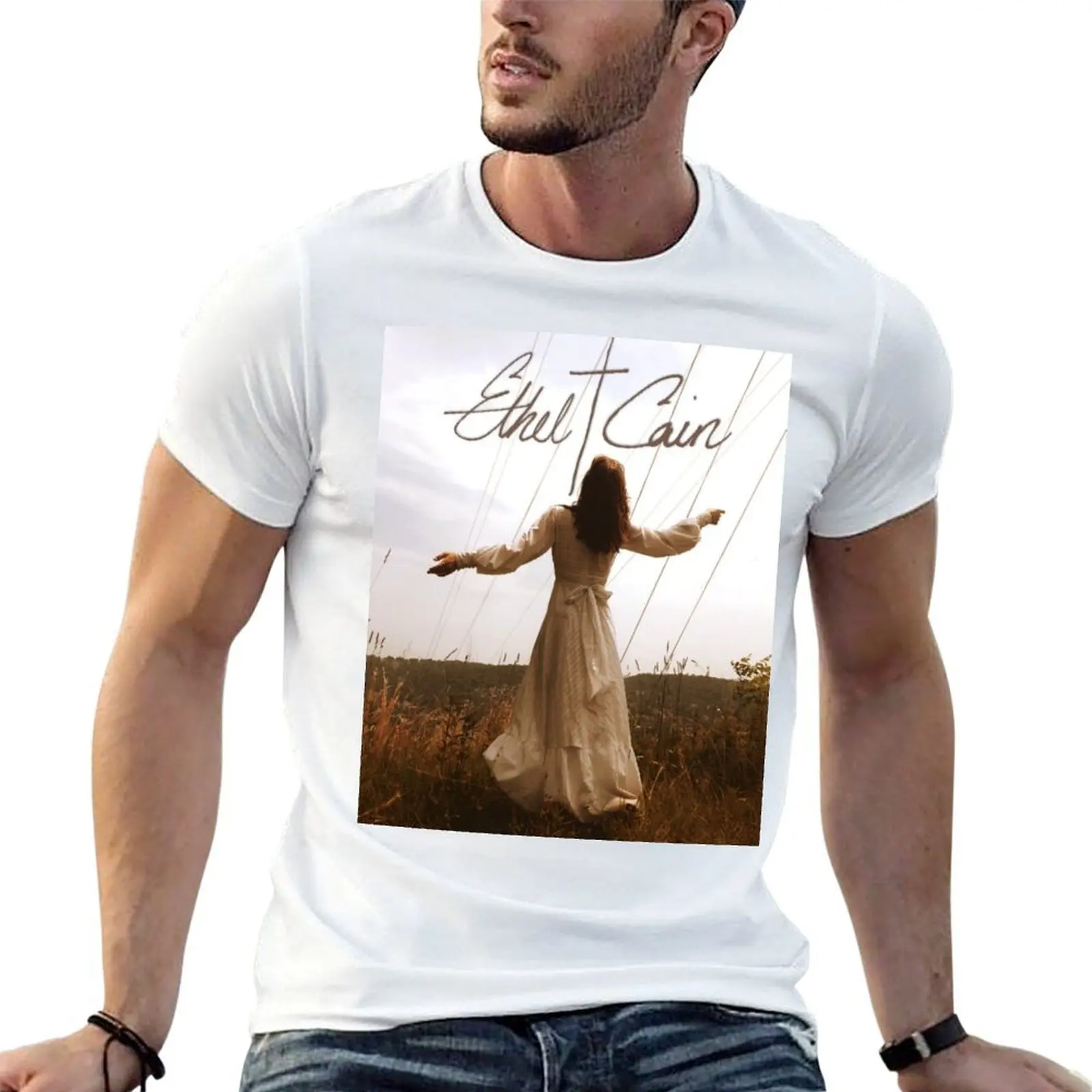 ethel cain photo T-Shirt new edition funny meme t-shirts mens clothes