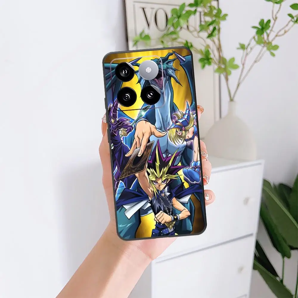 Y_yu-G_gi-O_oh! حافظة لهاتف شاومي 14 الترا 14 13T 13Pro 13 12T 12 11T 11i 11 حافظة من السيليكون الأسود