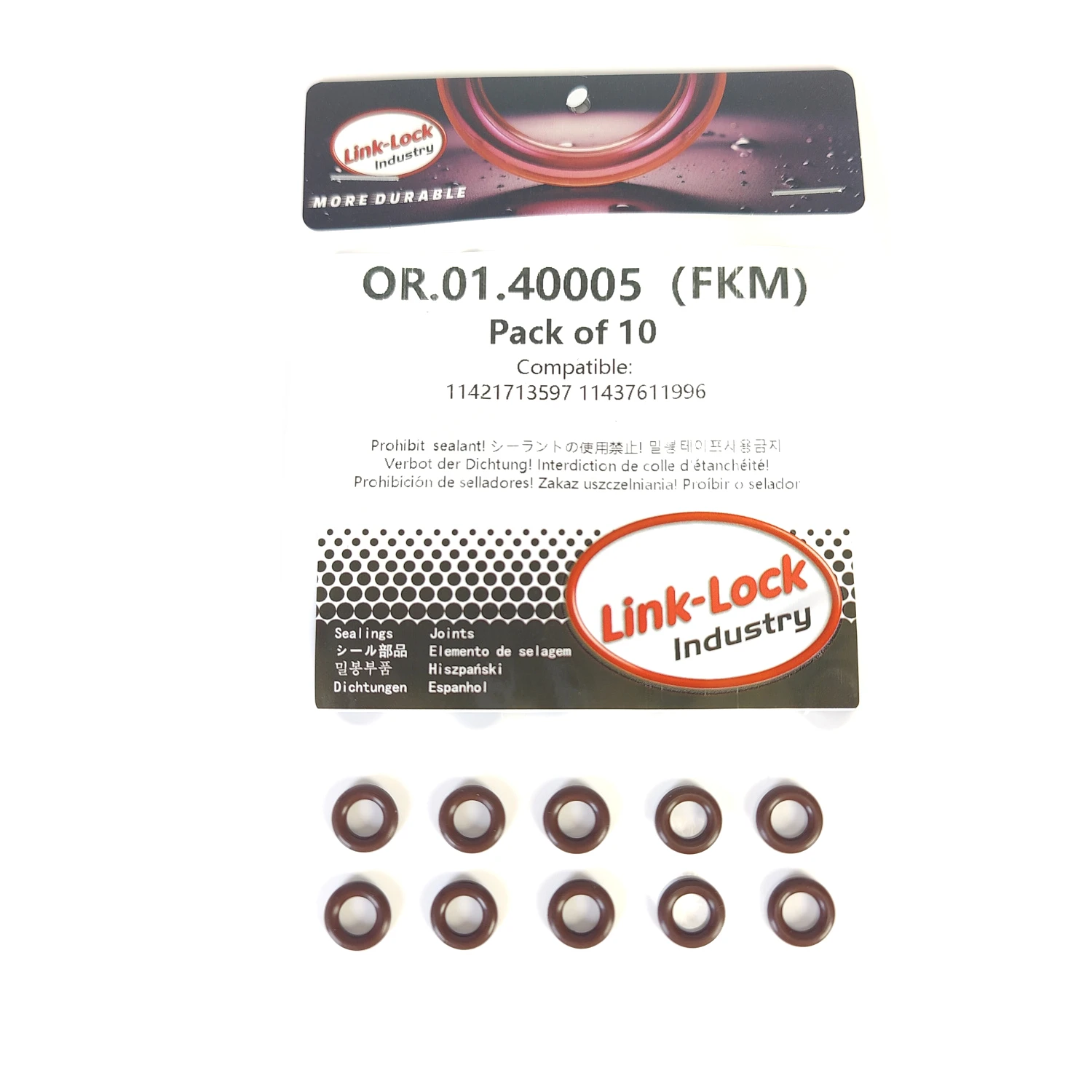 10PCS Fkm Viton OR.…