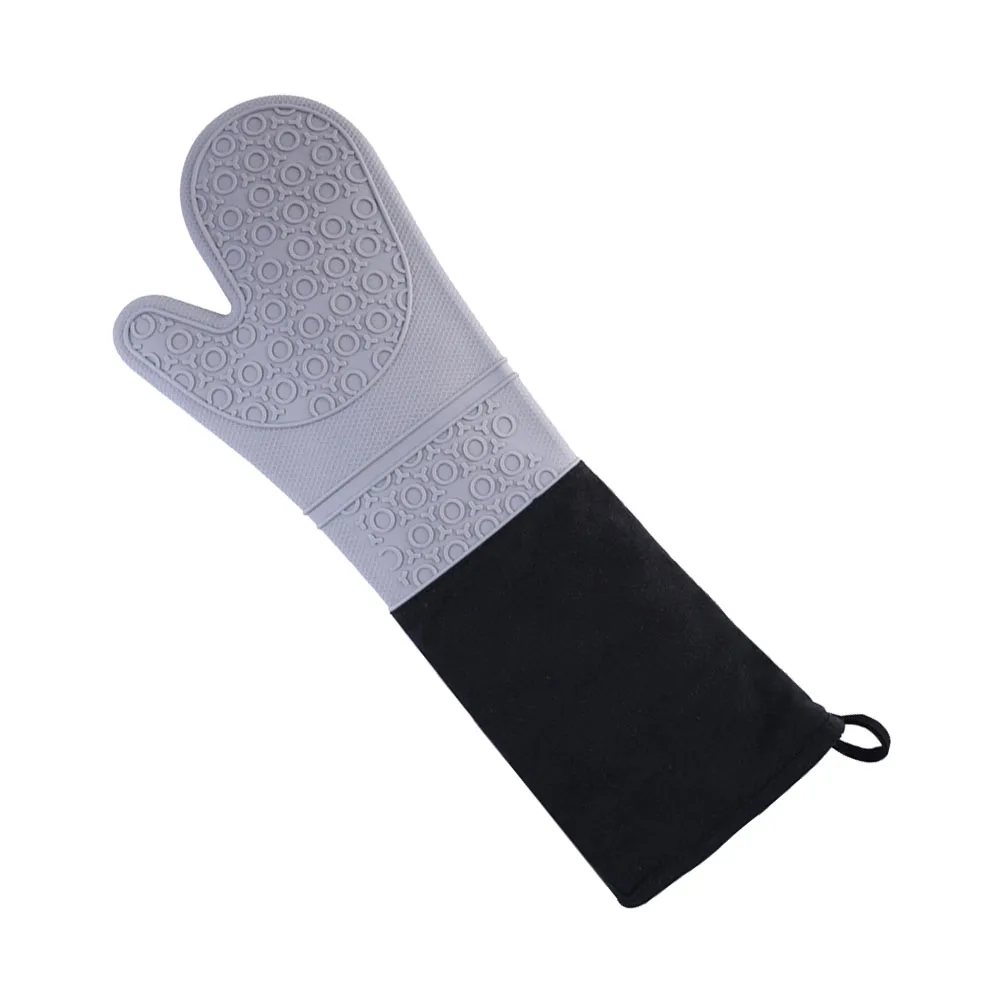 

Insulation Gloves Microwave Oven Heavy Duty Mitts Anti-scald High Heat Resistant 120g Silicone Parts Cooking