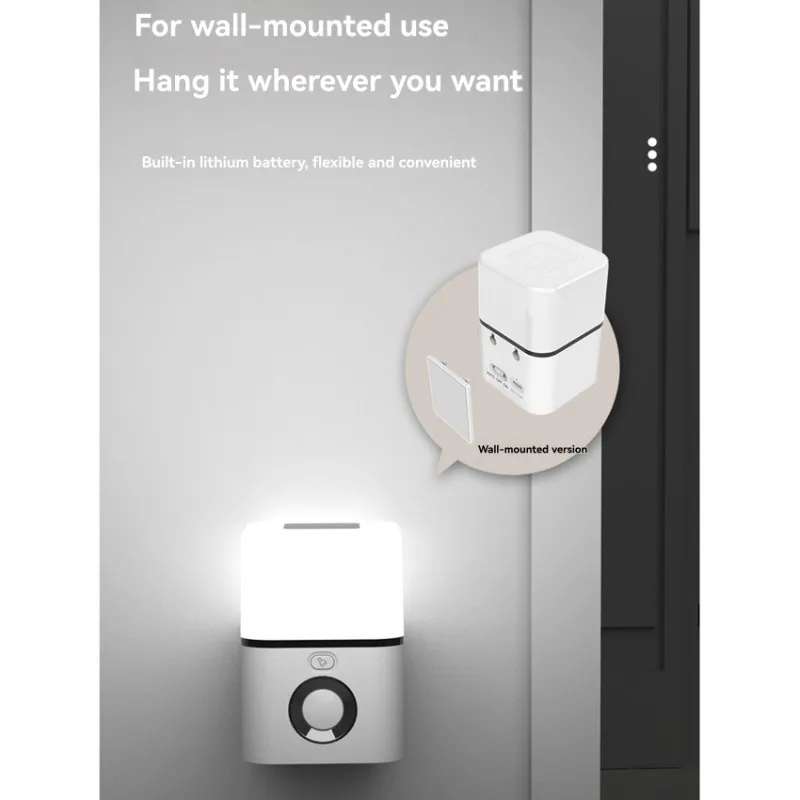 ABMI-Indoor Infrared Sensing Motion Sensor Light-Multi-Color LED Lamp With Emergency Flashlight& SOS Function,