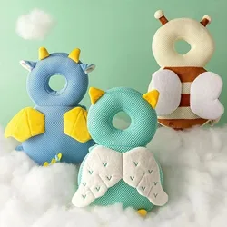 Baby Head Protector Backpack Pillow For Kids 1-3 Y Toddler Children Soft PP Cotton Protective Cushion Cartoon Security Pillows