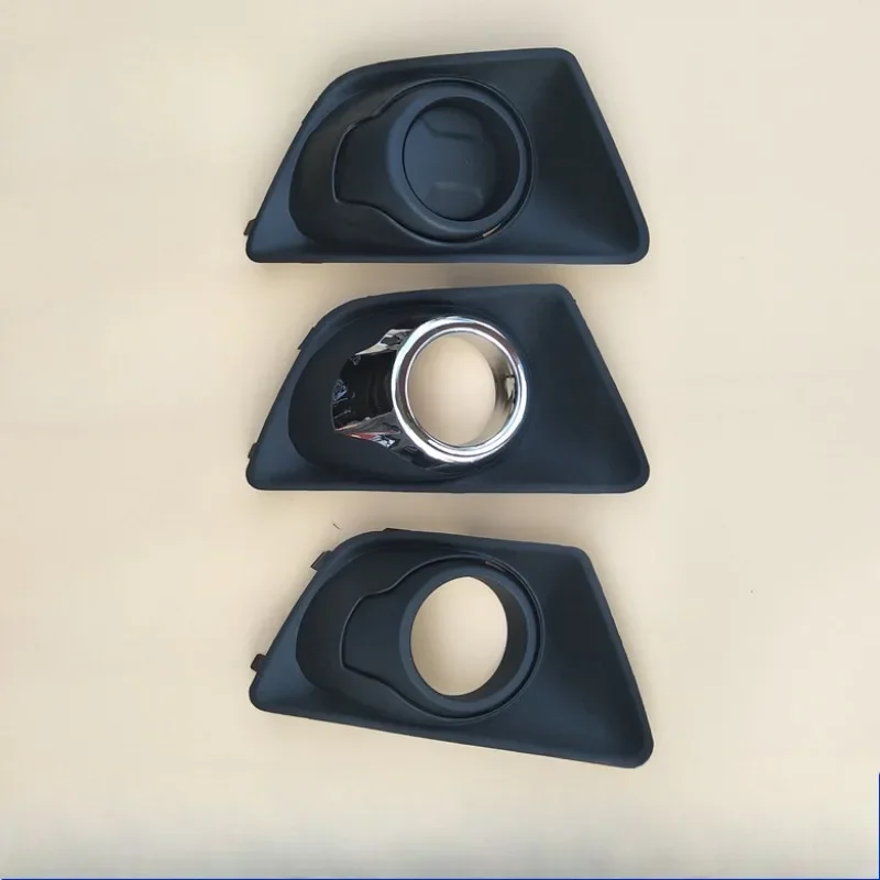 Front Bumper Light Covers Plated Trim Cover Front Fog Lamp Frame Fogs Lamps Lid for Ford EcoSport 2013 2014 2015 2016 2017