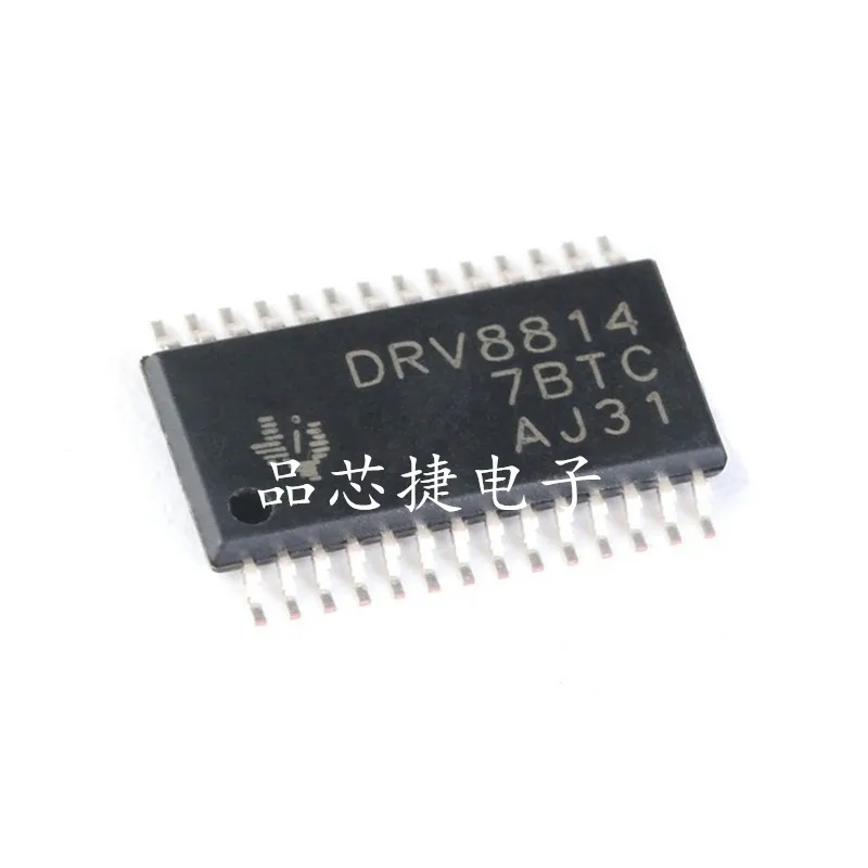 

5pcs/Lot DRV8814PWPR Marking DRV8814 HTSSOP-28 47V, 2.5A Dual Brushed DC Motor Driver With Inrush Protection