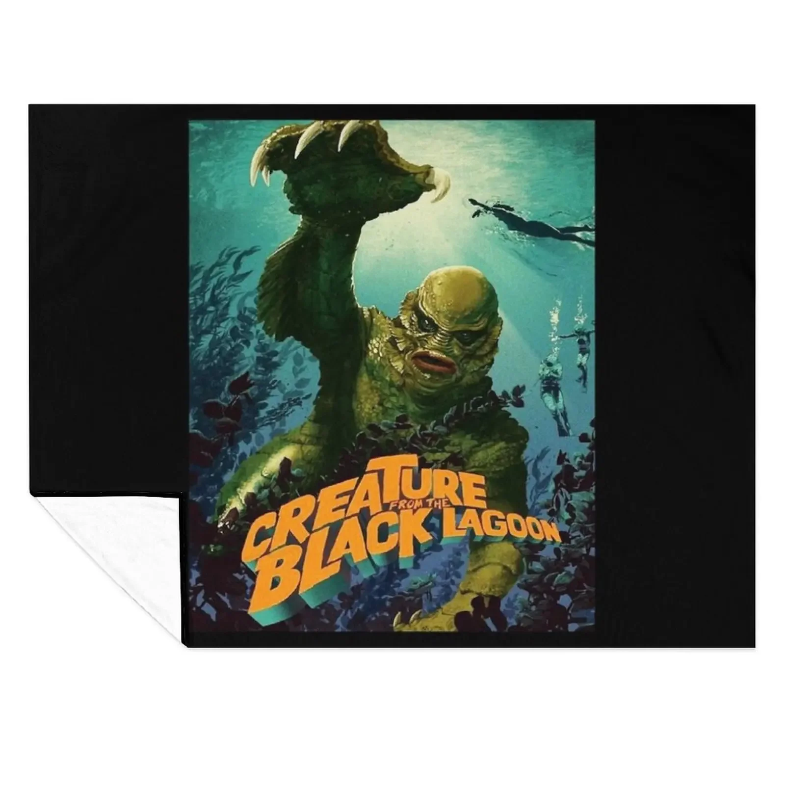 

My Favorite People Creature from the Black Lagoon Throw Blanket Personalized Gift Extra Large Throw Tourist Blankets