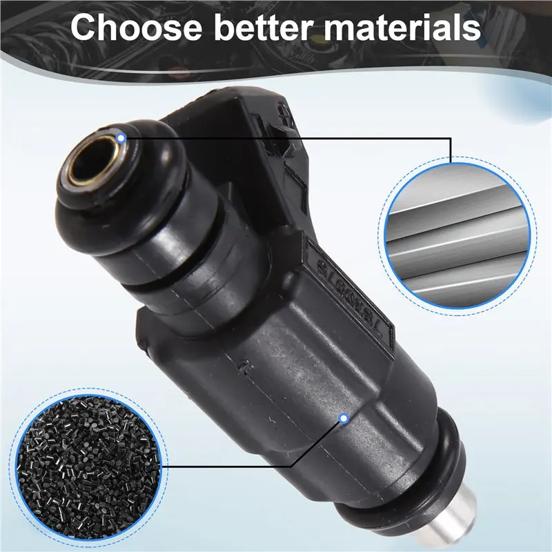 

Set Of 6 Fuel Injectors Designed For BMW M3 3.2L L6 2001-2007 Z3 3.2L L6 2001-2002 Z4 3.2L L6 2006-2008