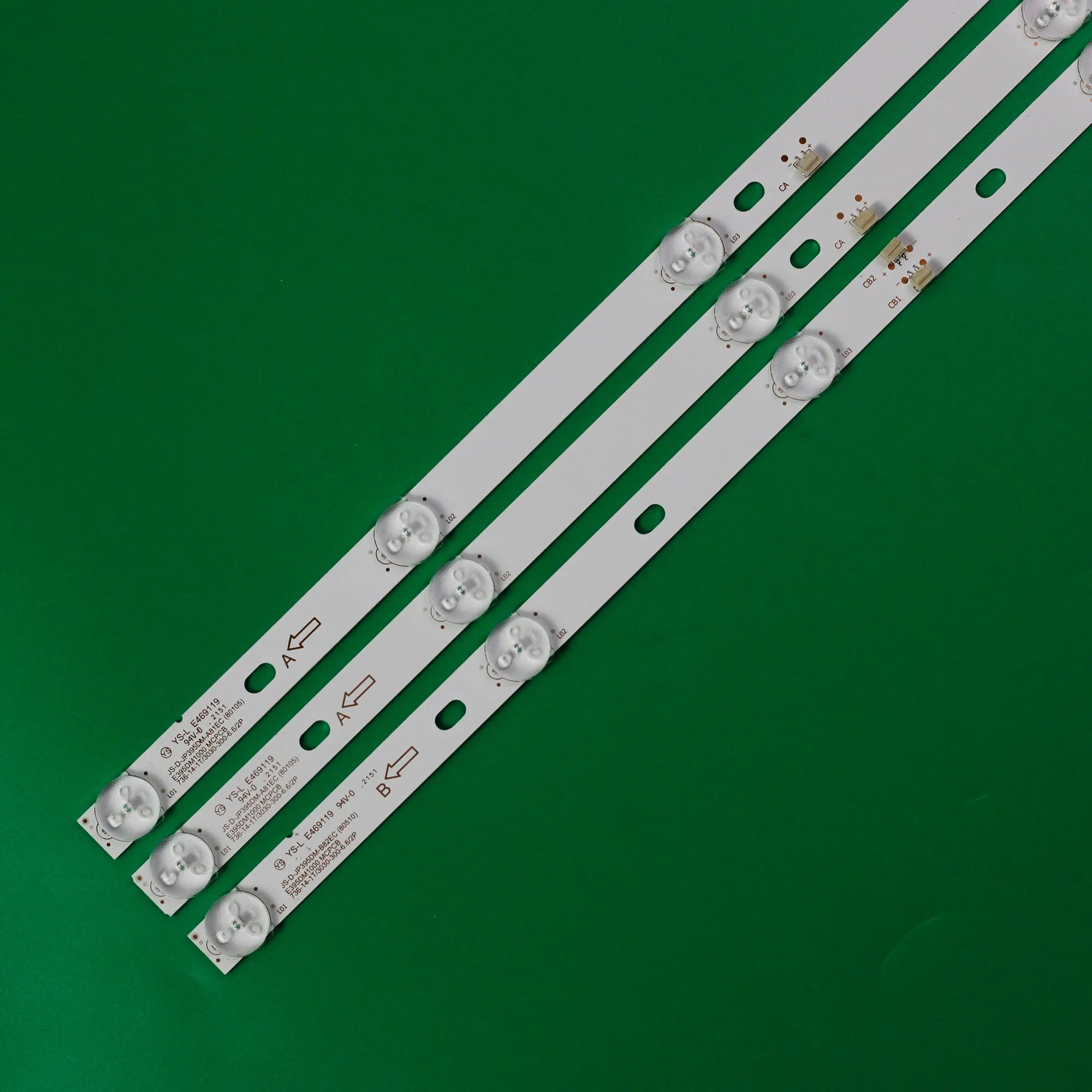 735mm LED Backlight strip 8 lamp for TCL D40-M30 40BF400 ND40N2100 JLX JS-D-JP395DM-A81EC JS-D-JP395DM-B82EC E395DM1000 MCPCB