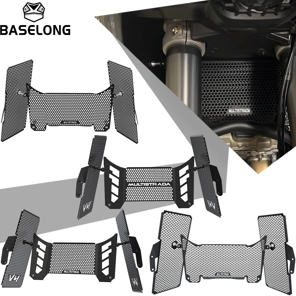 

Radiator Grille Guard Cover For Ducati Multistrada V4 / S / S Sport / Pikes Peak / Rally / RS 2021-2022-2023-2024-2025-2026