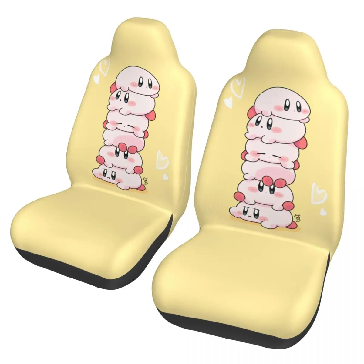 

Kawaii Kirbys универсальный чехол для автомобильного сиденья, защитные аксессуары для интерьера для внедорожника, автокресло, полиэстер, Стайлинг автомобиля