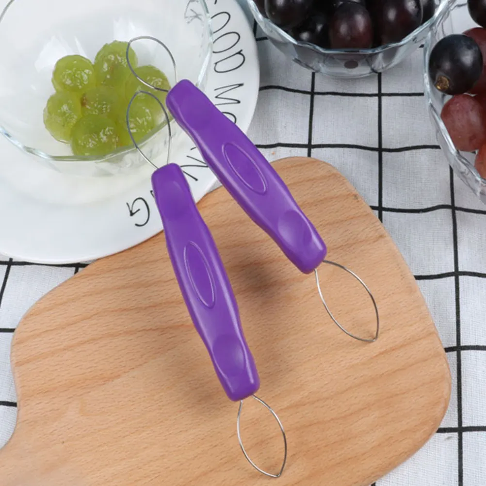 2Pcs Grape Peelers Stainless Steel ABS Bpa-Free Double-Headed Fruit Peeler for Large Small Grapes Fast Efficient Easy to Use