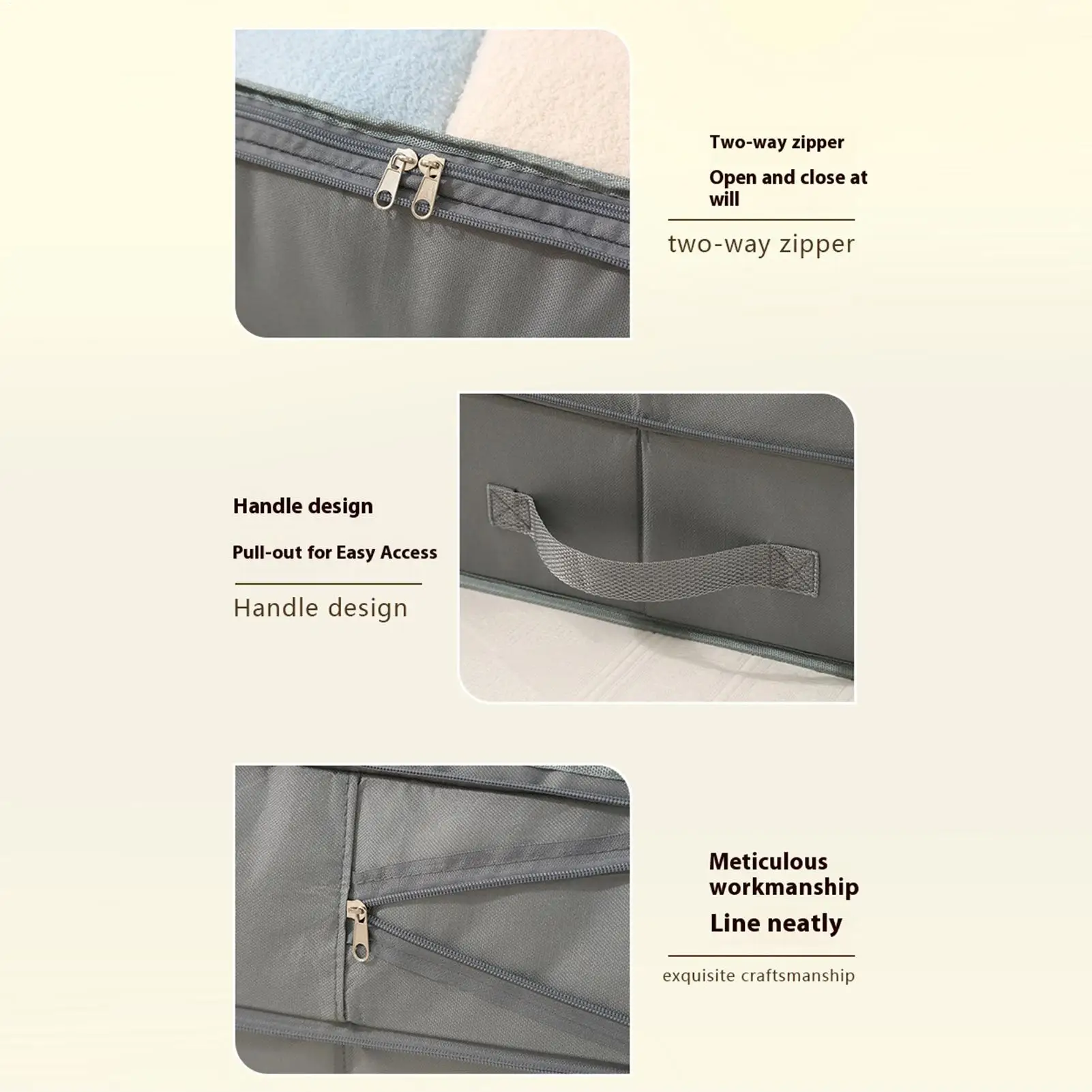 

Сумки для хранения под кроватью, складные, пыленепроницаемые, большой вместимости, для хранения обуви, одеял, пледов и сезонной одежды.