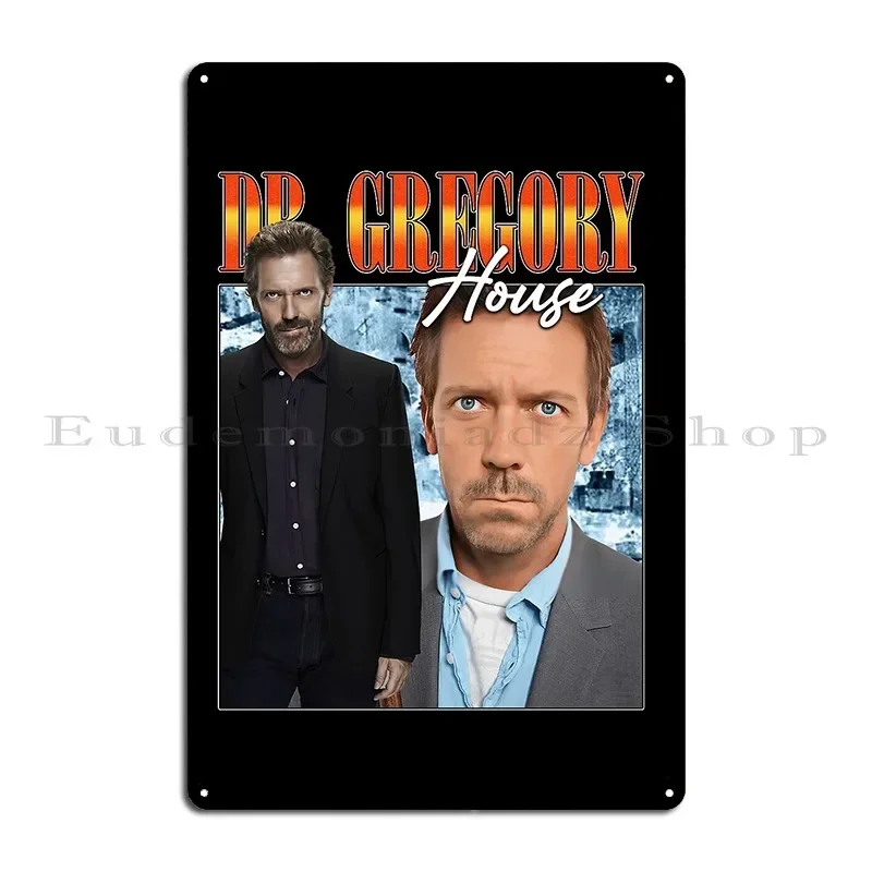 Dr Gregory House Vintage Metal Plaque Poster Living Room Design Pub Living Room Printing Cinema Tin Sign Poster