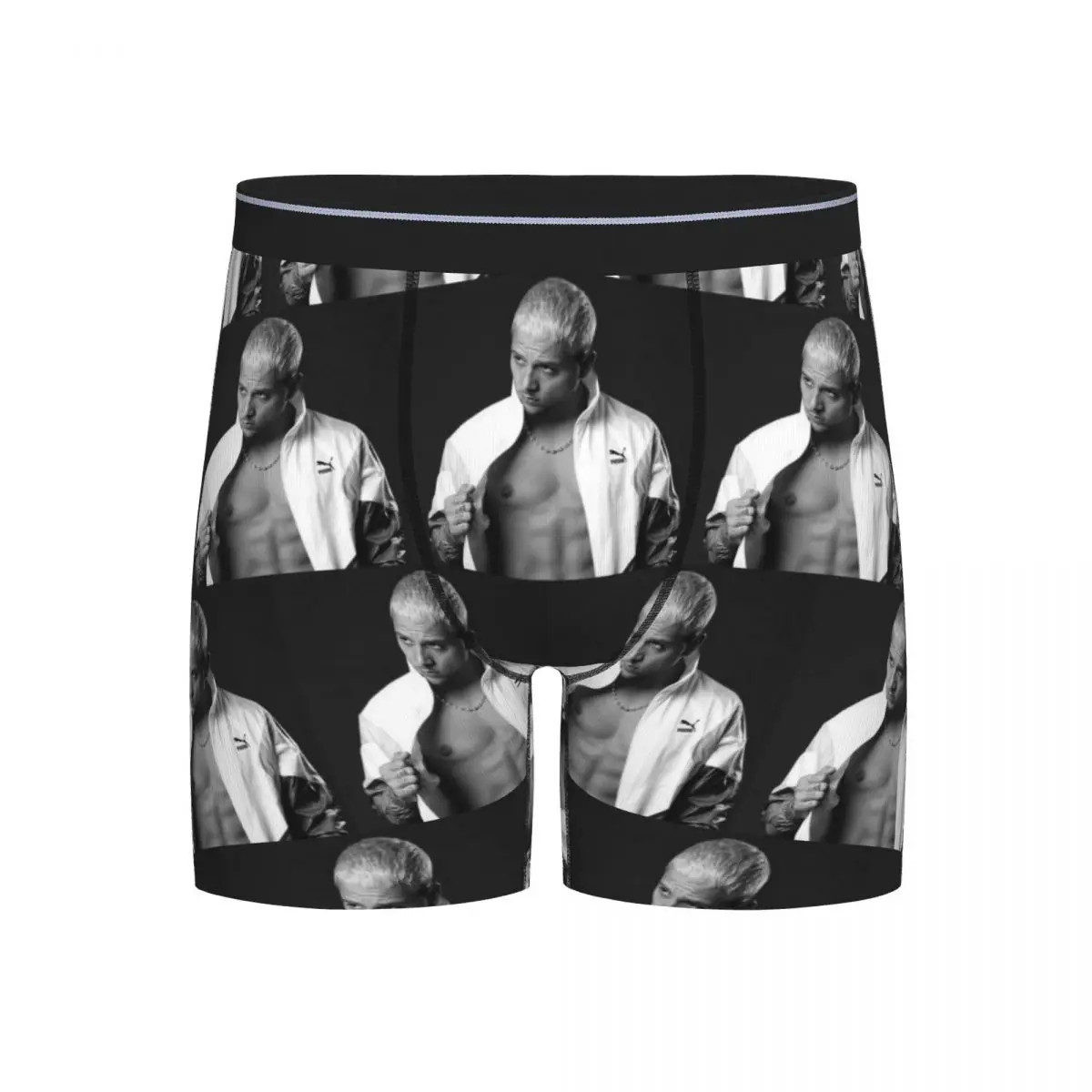 

Long Boxer Underpants Shorts Plk Cool Panties Men Ventilate Underwear for Homme Man Boyfriend Gift
