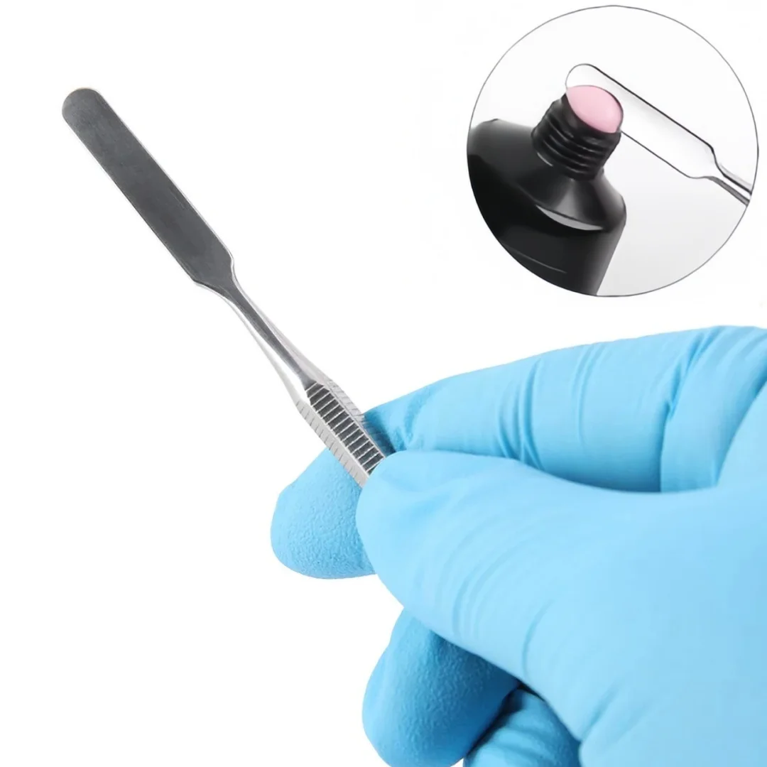 1Pcs Double Ended Dental Cement Spatula Stainless Steel Mixing Tool for Restorative Filling Resin Dentist Clinic Lab Instruments
