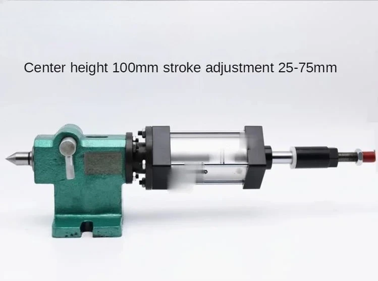 25-75mm Pneumatic Lathe Tailstock Quick and Easy Instrument Tailstock MT3 Automation Activities Manual Switch Hydraulic Pressure