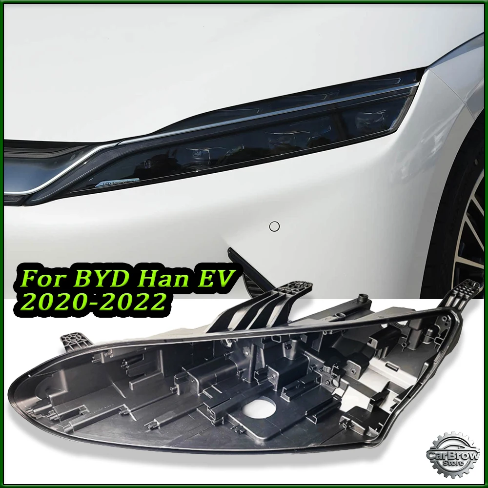 

Headlight Base For BYD Han EV 2020 2021 2022 Replacement Headlamp House Headlight Black Back Rear Shell