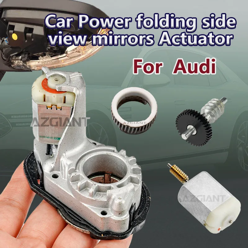 

AZGIANT For Audi A6 C7/4G/C4/Allroad 4F/C6 S4 B8/S5 Car Power folding side view mirrors Motors direct replace R L original tool