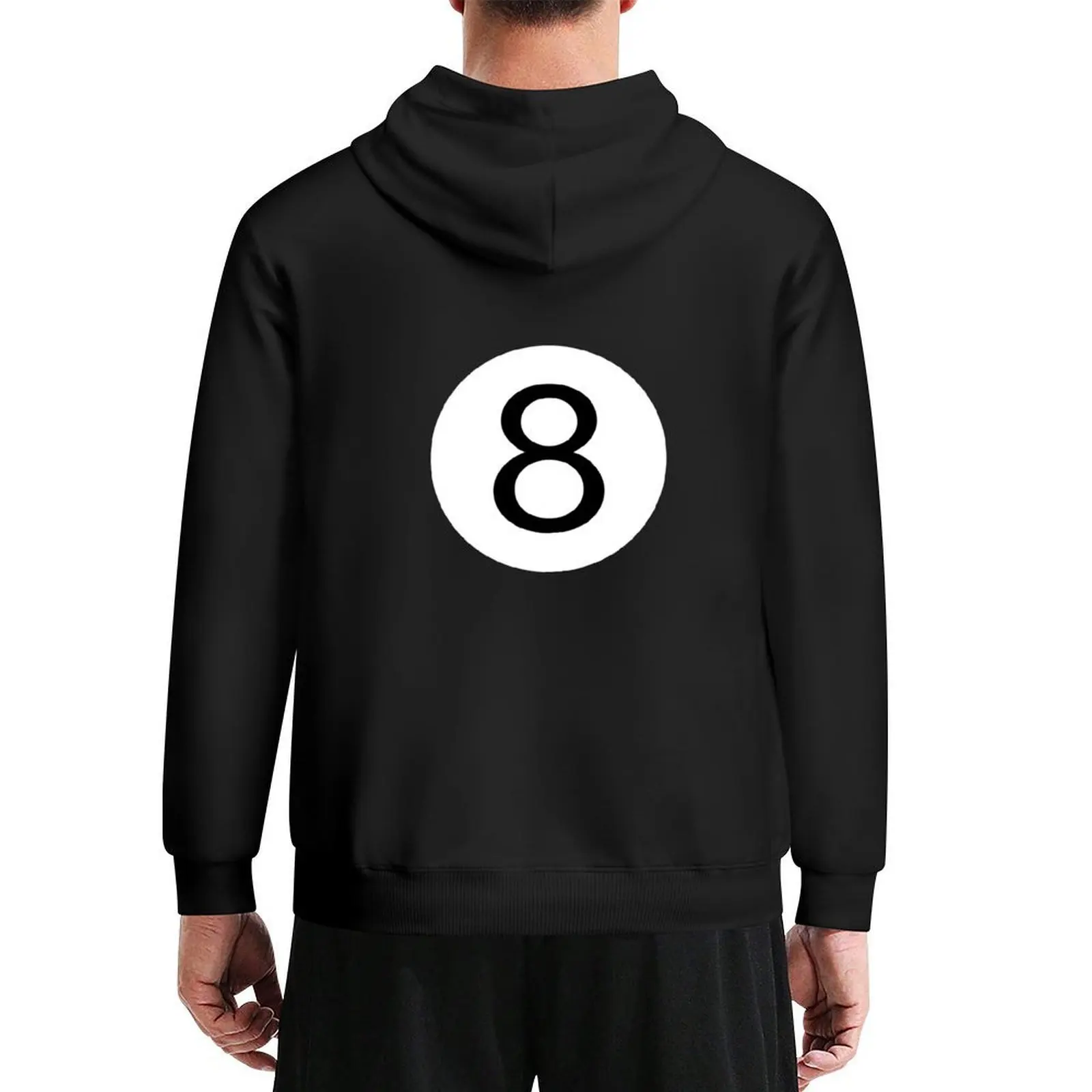 One And Only - Be Unique Be Different - Black 8 Ball Pool Conceptual Design Hoodie autumn new products hoodie men