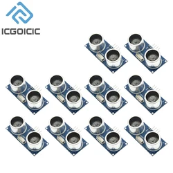 10pcs Ultrasonic Module HC-SR04 Distance Measuring Transducer Sensor HC SR04 HCSR04 Ultrasonic Transducer