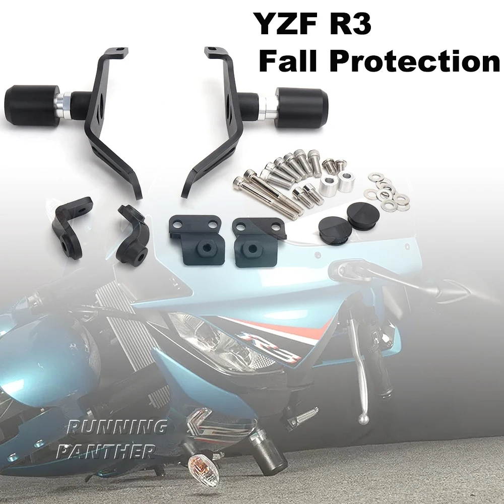 

YZF R3 Frame Slider Crash Protector Motorcycle Accessories Falling Protection Crash Kit For Yamaha YZF-R3 2019-