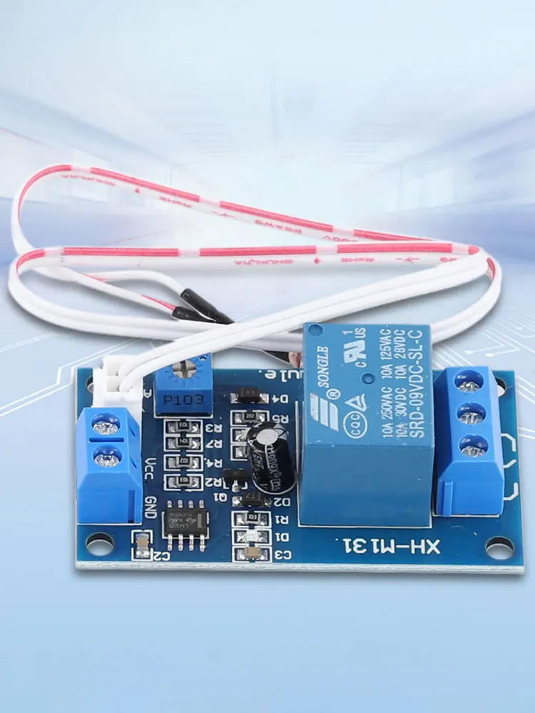 

XH-M131 Detection Sensor Adjustable Brightness Automatic Control Module 5V 9V 12V 24V Photo Resistor Relay Light Detection