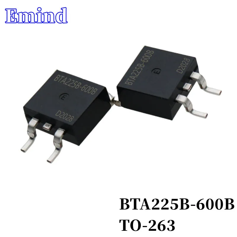 5 Chiếc BTA225B-800B 25A/800V Thyristor BTA225B-600B 25A/600V Đến-263 BTA225 SMD Triac