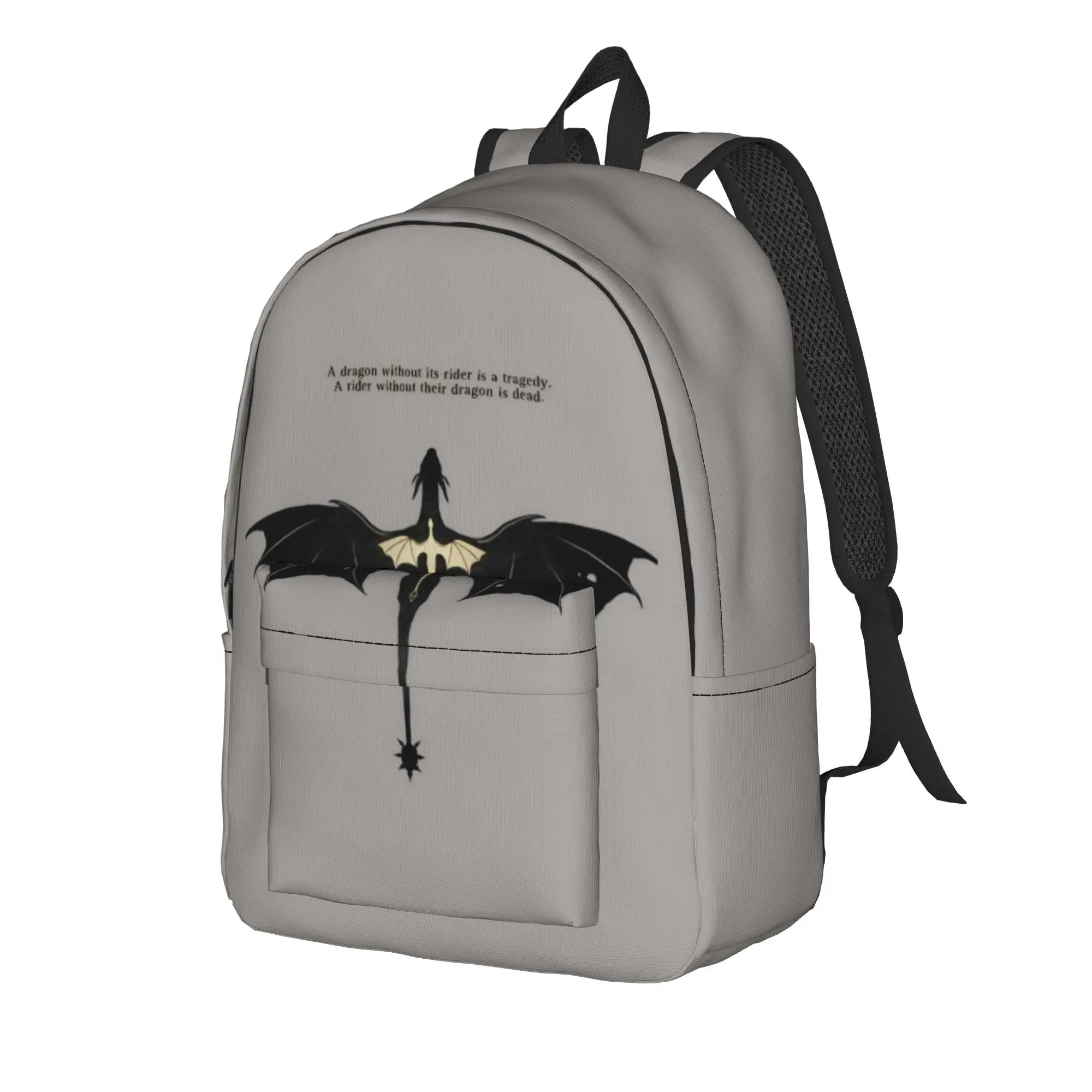 F-Fourth W-Wing Dragon Fashion Backpack Sports Student Work  Daypack for Men Women Laptop Computer Canvas Bags