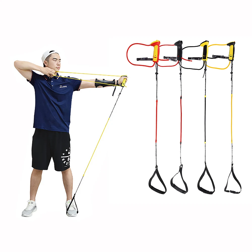 Archery Trainer Band Training Releases Portable Bow Riser Handle 9 to19 lbs Tension Adjustment Suitable for Left and Right Hand