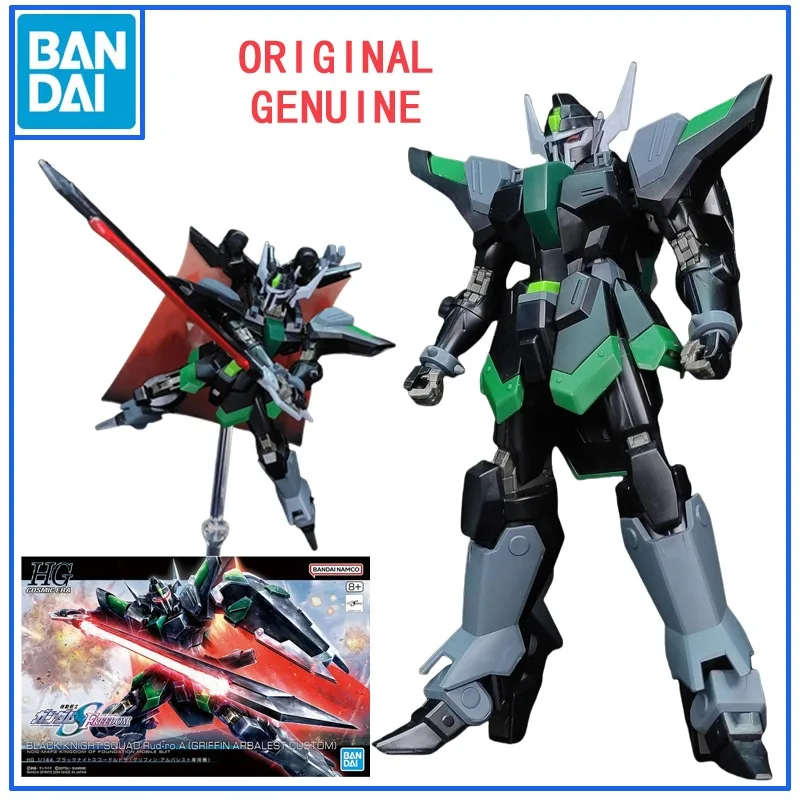 

Оригинальные фигурки Bandai Gundam HGCE в стиле черного рыцаря, экшн-фигурки из аниме, игрушки для мальчиков и девочек, подарки, коллекционные модели, украшения