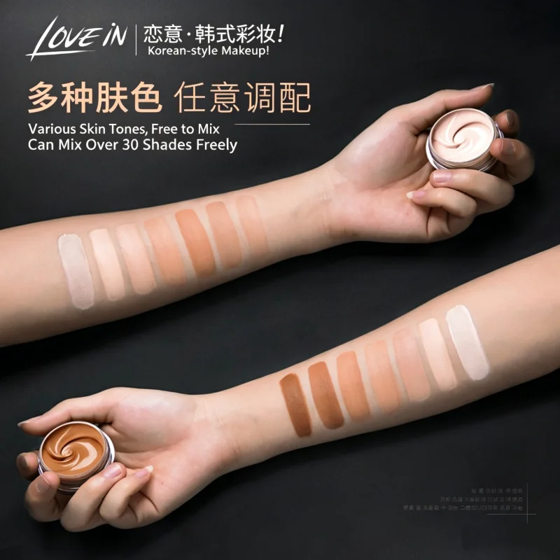 2-Color Tattoo Concealer – Long-Wearing, Water-Resistant & Sweat-Resistant, Covers Scars & Birthmarks, Full-Coverage Foundation