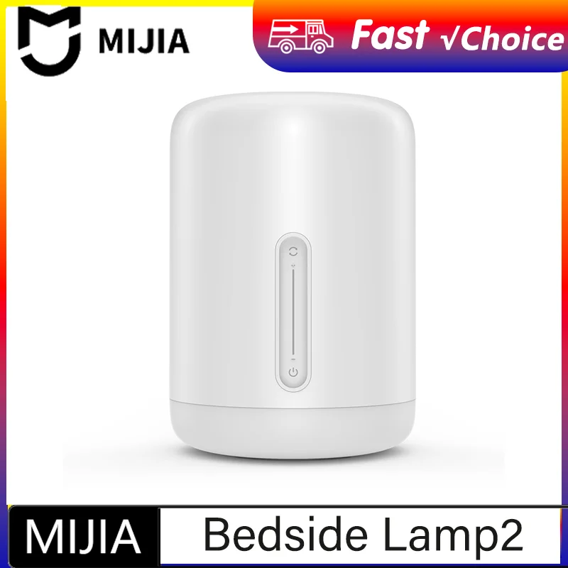 NEW MIJIA Bedside Lamp 2 Smart Table LED Night Light Colorful 400 Lumens Bluetooth WiFi Touch Control for Apple HomeKit Siri  CN
