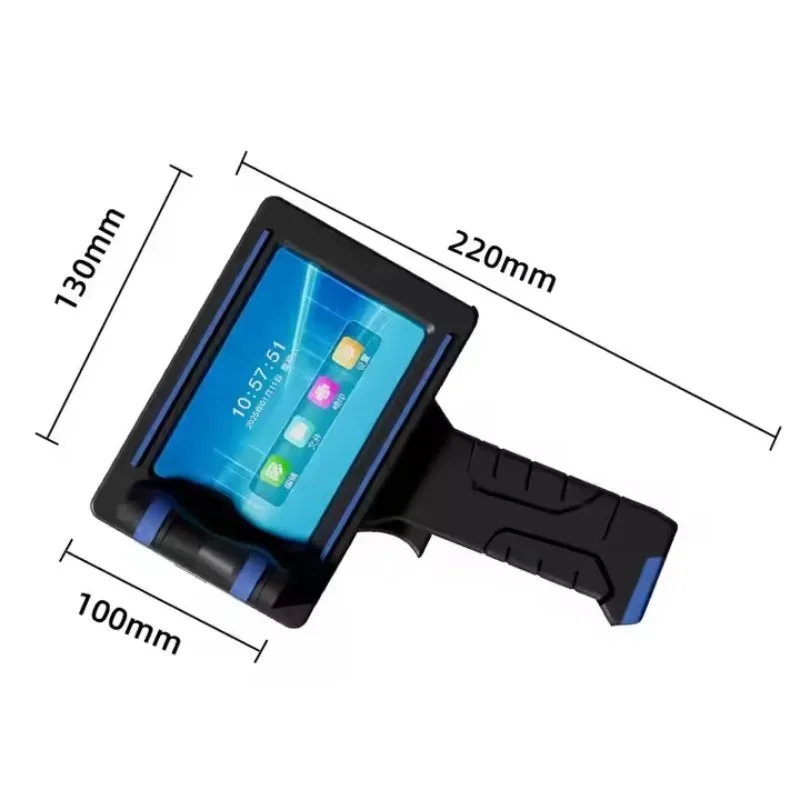 TIJ Handheld Inkjet Printer Batch Expiry Date Coding Machine for Plastic Film Printing