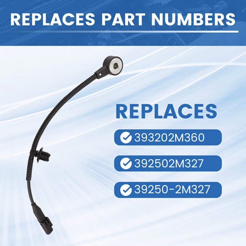 Knock Sensor 393202M360 392502M327 39250-2M327 For Hyundai Accent Creta Venue Kia Rondo Rio Sonet 1.6L 1.5T 2020+