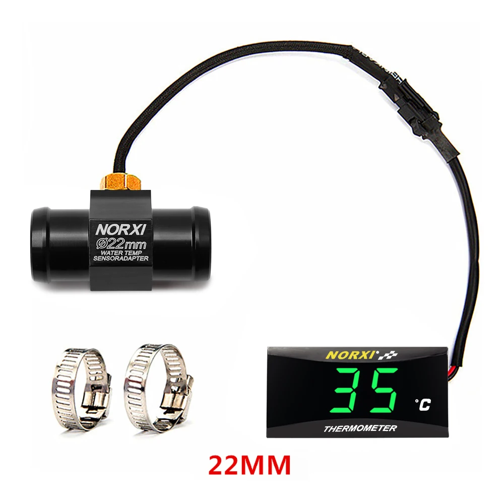 Motorrad-Wassertemperatur-Minimessgerät für XMAX250 300 NMAX CB 400 CB500X Sensor Thermometer Temp Gauges Scooter Racing