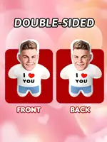 Custom Face Body Shape Pillow Personalized Photo Cushion with Face for Him Boyfriend Husband Gift Valentine Birthday Anniversary 5