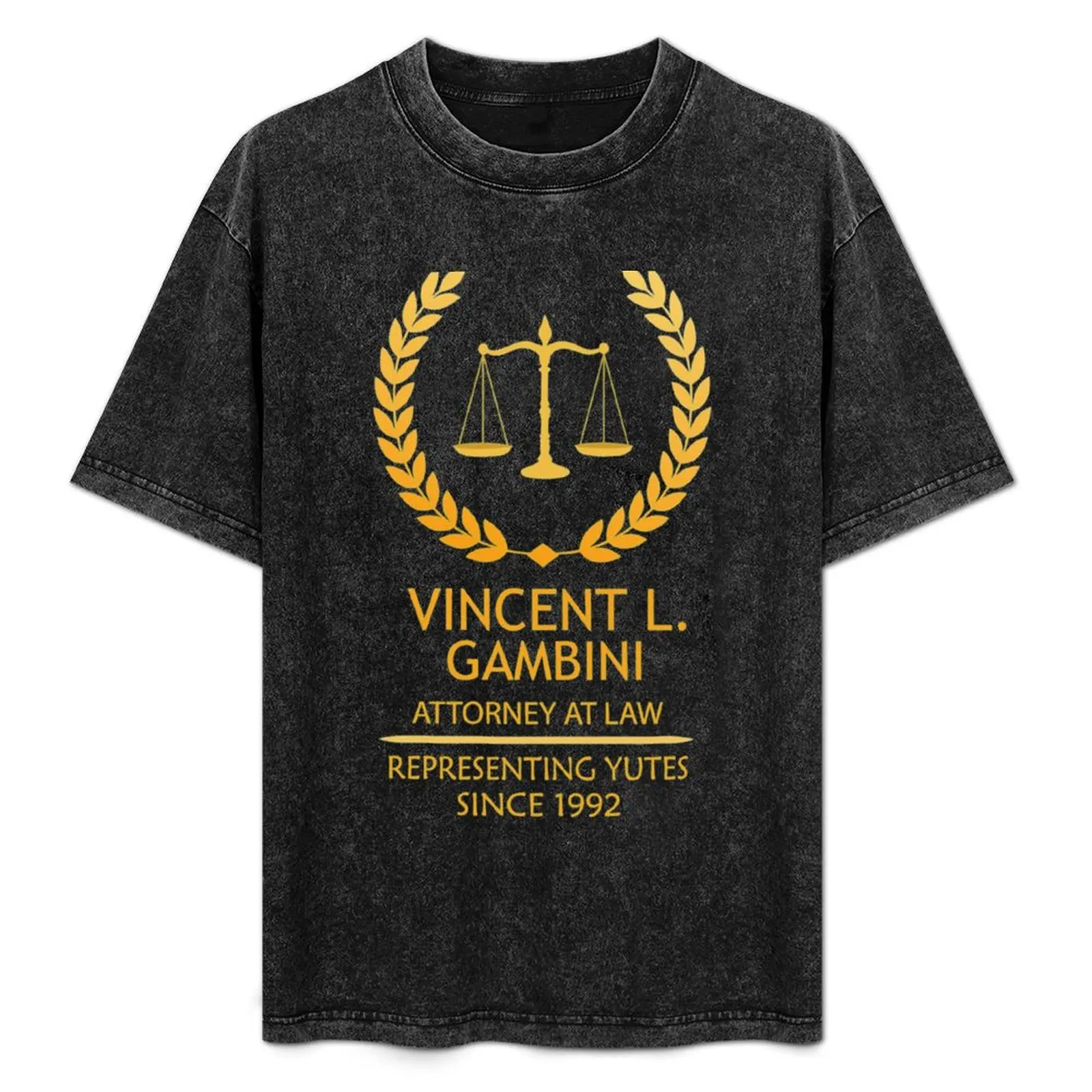 

Law Offices Of Vincent L. Gambini My Cousin Vinny T-Shirt Utility Work Short Sleeve Top