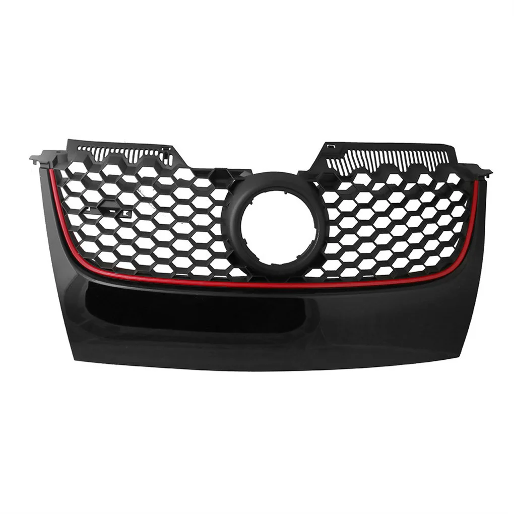 Voor Volkswagen Golf 5 GTI 2006 2007 2008 2009 Bumper Grille ABS roest-proof Anti-shake Grilles Mesh Netwerk Auto Accessoires