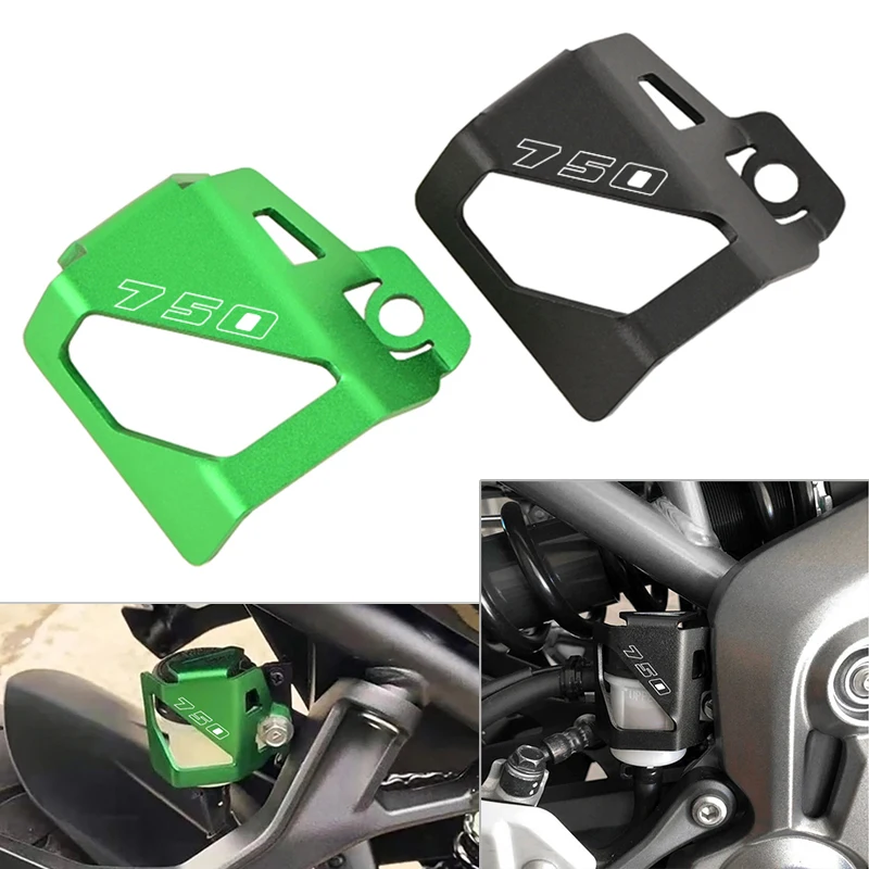 For KAWASAKI Z750 Z 750 Z750S 2005-2007 2008 2009 2010 2011 2012 Motorcycle Rear Brake Fluid Reservoir Guard Cover Protector