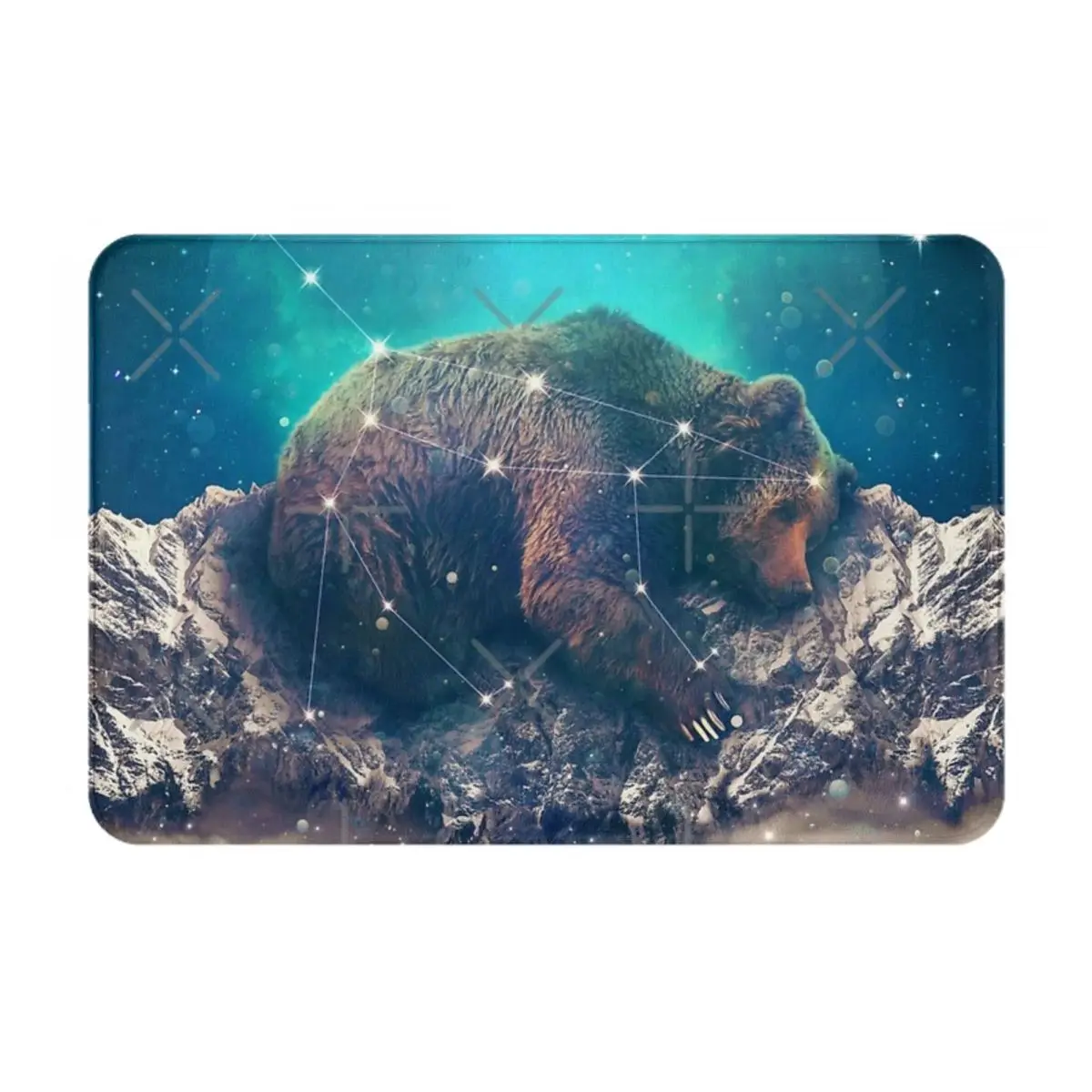 Under The Stars Ursa Major Facecloth Non-Slip Floor Mat BedroomsThick And Comfortable, Durable Foot Mats