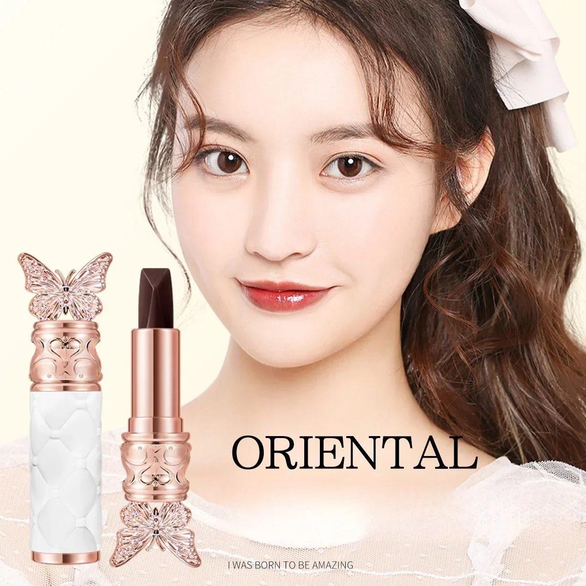 Long Lasting Velvet Lipstick Butterfly Shape Waterproof Matte Lip Gloss 3 In 1 Non Stick Moisturizing Lip Makeup Cosmetics