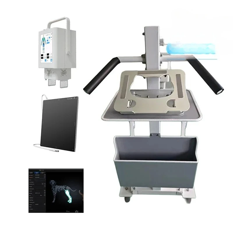 Professional Veterinary Equipment Movable Digital X-ray Set High frequency Portable Pet DR X Ray Machine