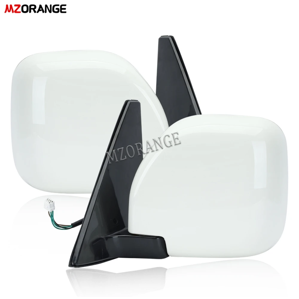 Side Rearview Mirror Assembly For Mitsubishi Pajero V73 V75 V77 2000-2006 heated Outside Car Electric lens adjust accessories