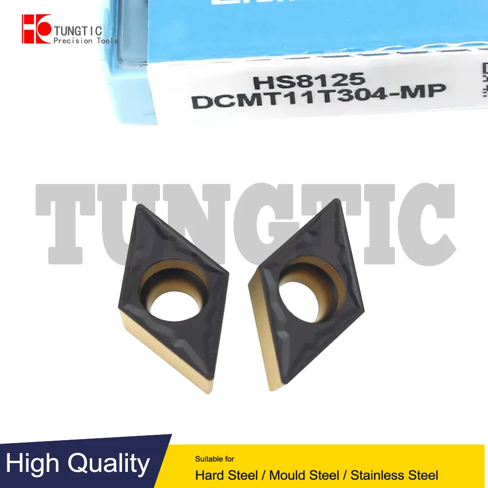 DCMT11T304-MP DCMT11T308-MP HS7225 HS8125 Lathe Cutting Tool Metal Turning Tools Inserts