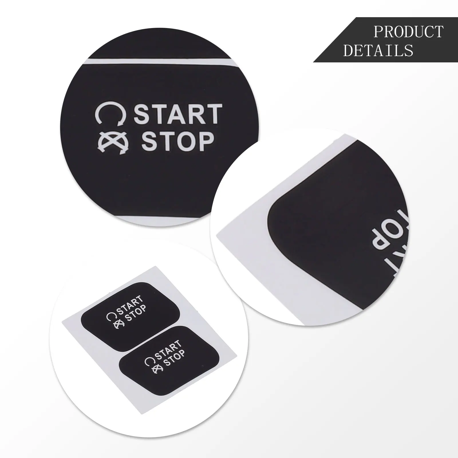 For Buick For Regal 2008-2013 Interior For ignition Start Button Decal Overlay for Click-Type Switch Restoration