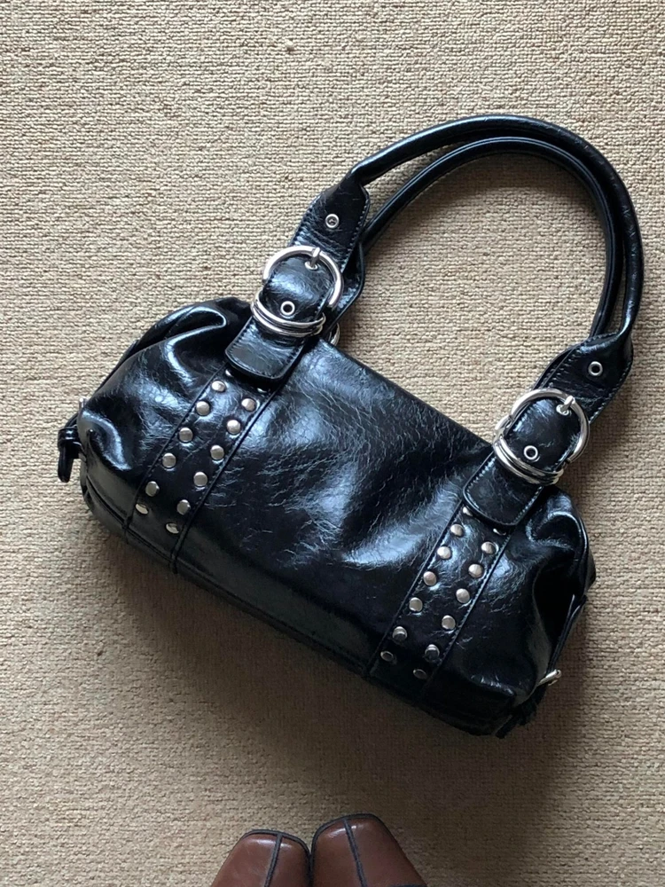 

Сумка-боулинг Bla, женская сумка через плечо, повседневная, для поездок на работу, бренд Rose Mary Al, с мягкой ручкой, средней жесткости, из полиэстера.